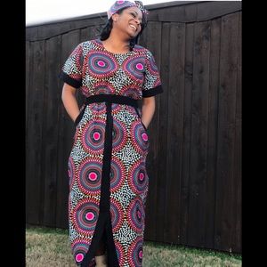 CIRCLE OF LIFE MAXI DRESS www.nikishaw.com